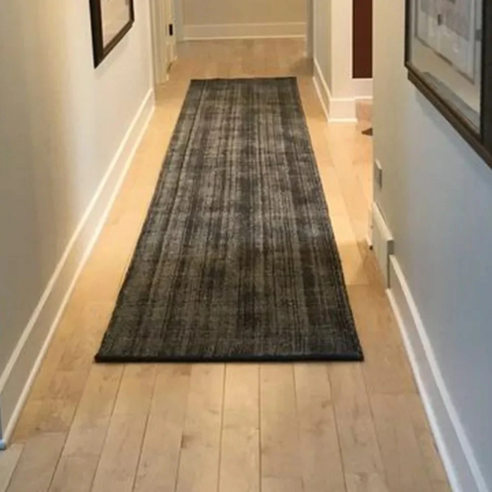NEW Unique Loom 2x8 Wool Runner English Manor BlackBerry/Ivory Farmhouse